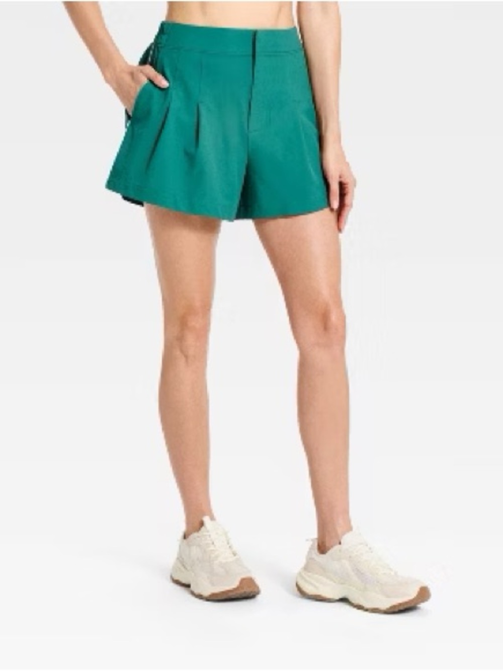 All In Motion High Rise Pleated Golf Shorts w/ Pockets Size XXL